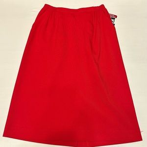Vintage 1980’s Deadstock Pykettes Red Skirt